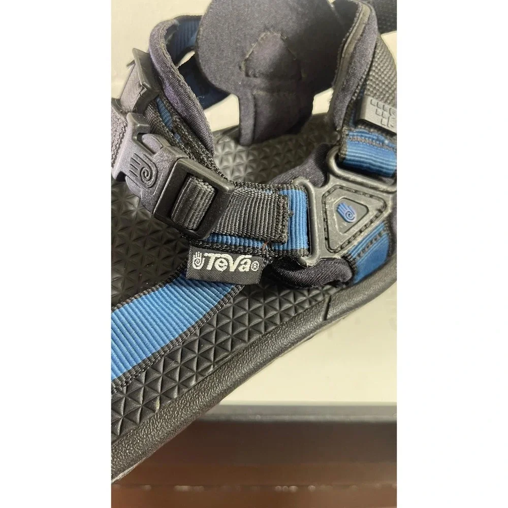 Teva Men's Blue Black‎ Sports Outdoor Hiking Sandals Strappy Size 11 M